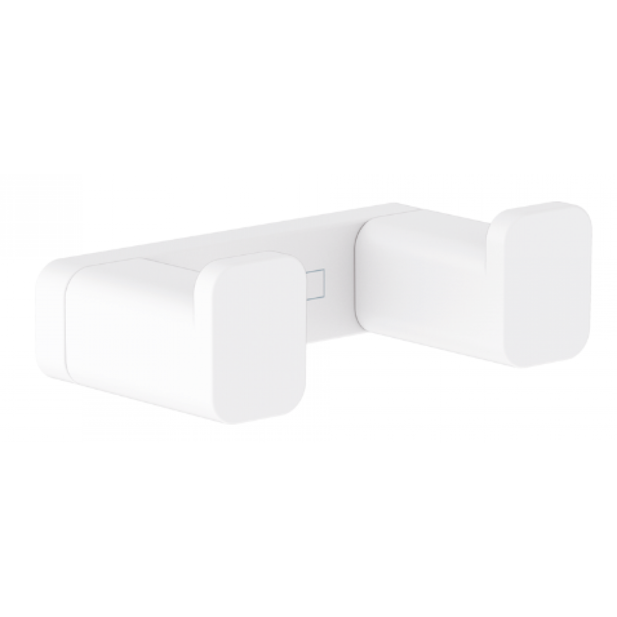 Hansgrohe AddStoris 白色雙毛巾掛鈎